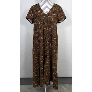 Floral V-Neck Maxi Dress